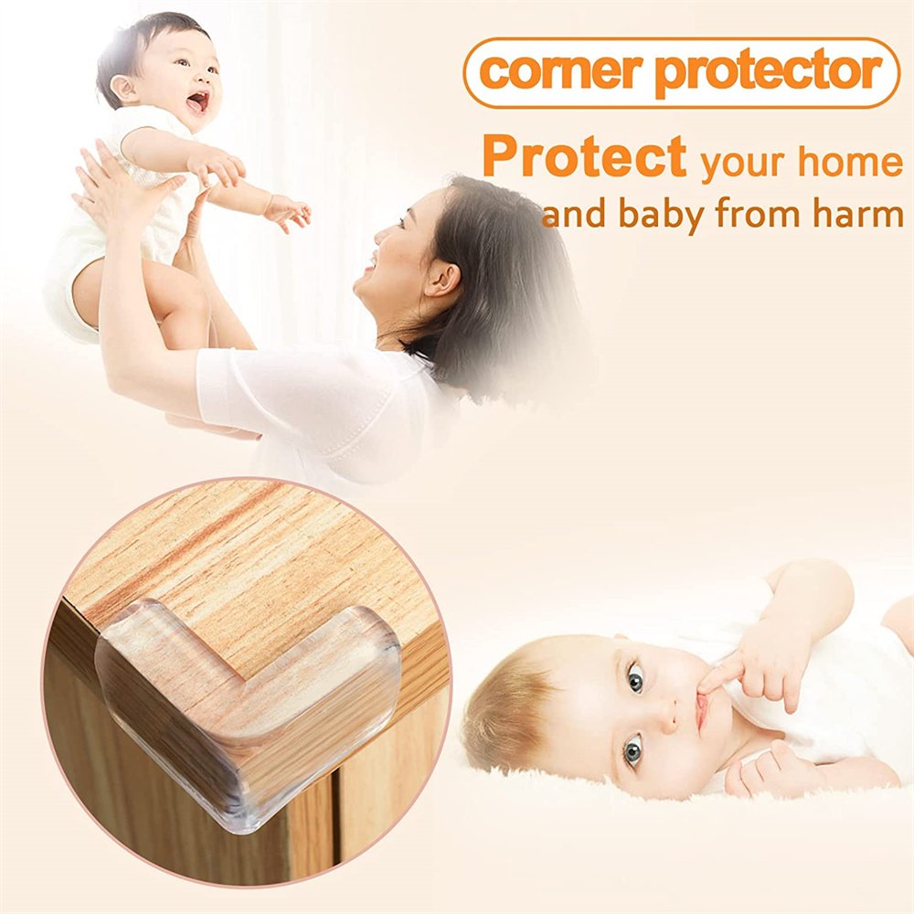 Baby Safety Soft Transparent Protector Table Corner Child Safety Edge ...