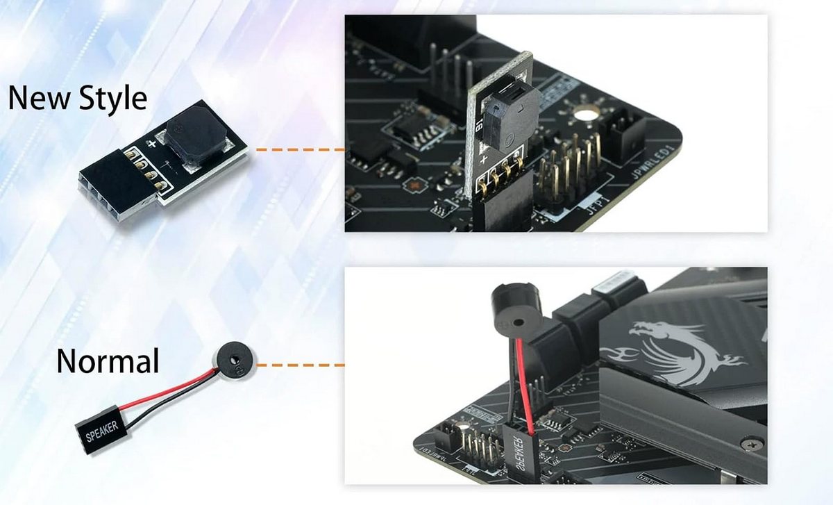 Desktop Motherboard Speaker, Mini Buzzer for PC, Motherboard Self-Test ...