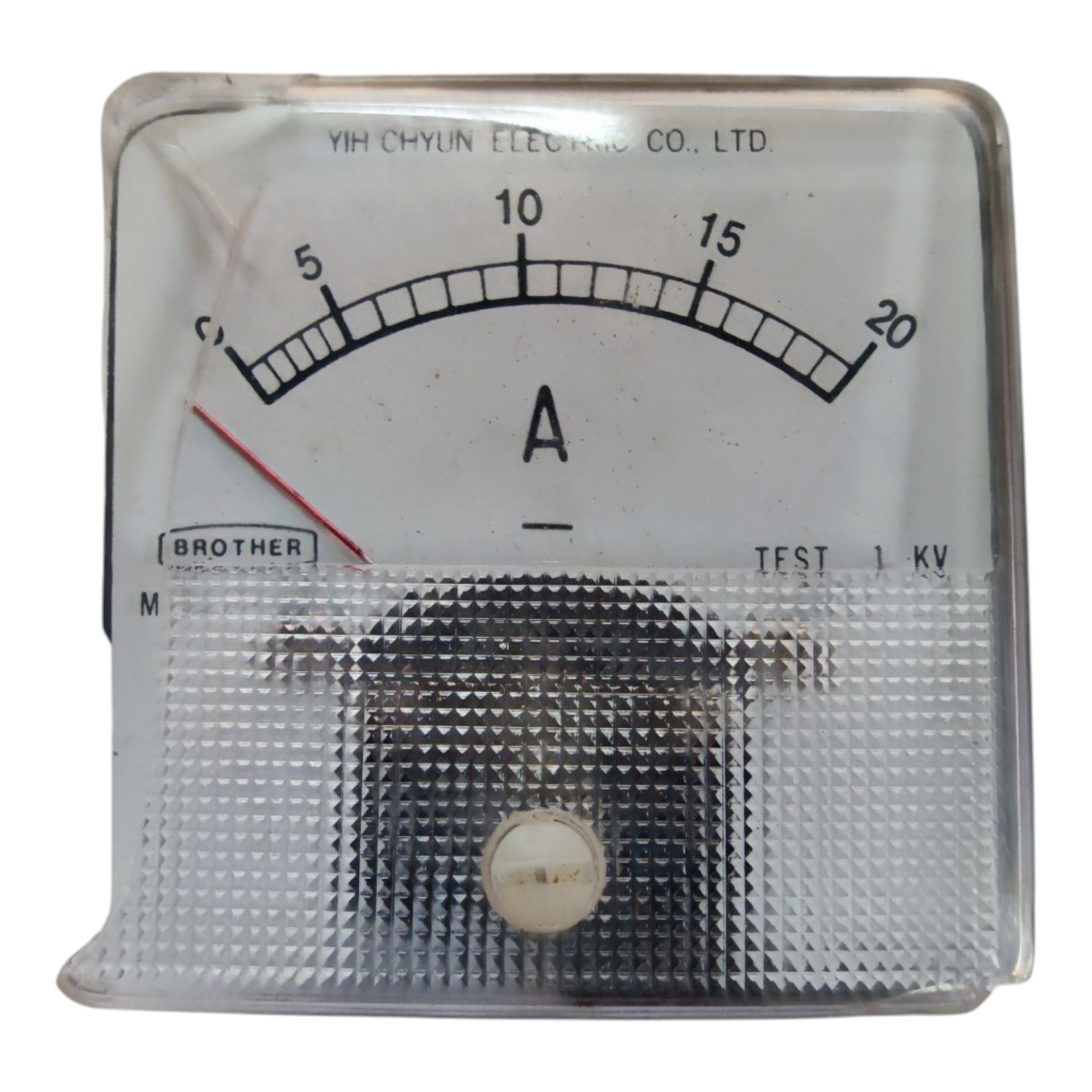 Brother 20A DC Panel Meter 60mmx60mm Analog Panel Meter YH-60P20ADC ...