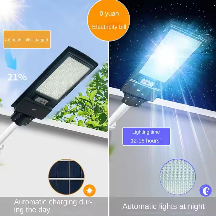 ECO C3000/3000W Solar Street light LED outdoor motion sensor with ...