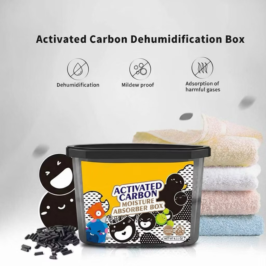 500ml dehumidifier box indoor activated carbon desiccant mildew ...