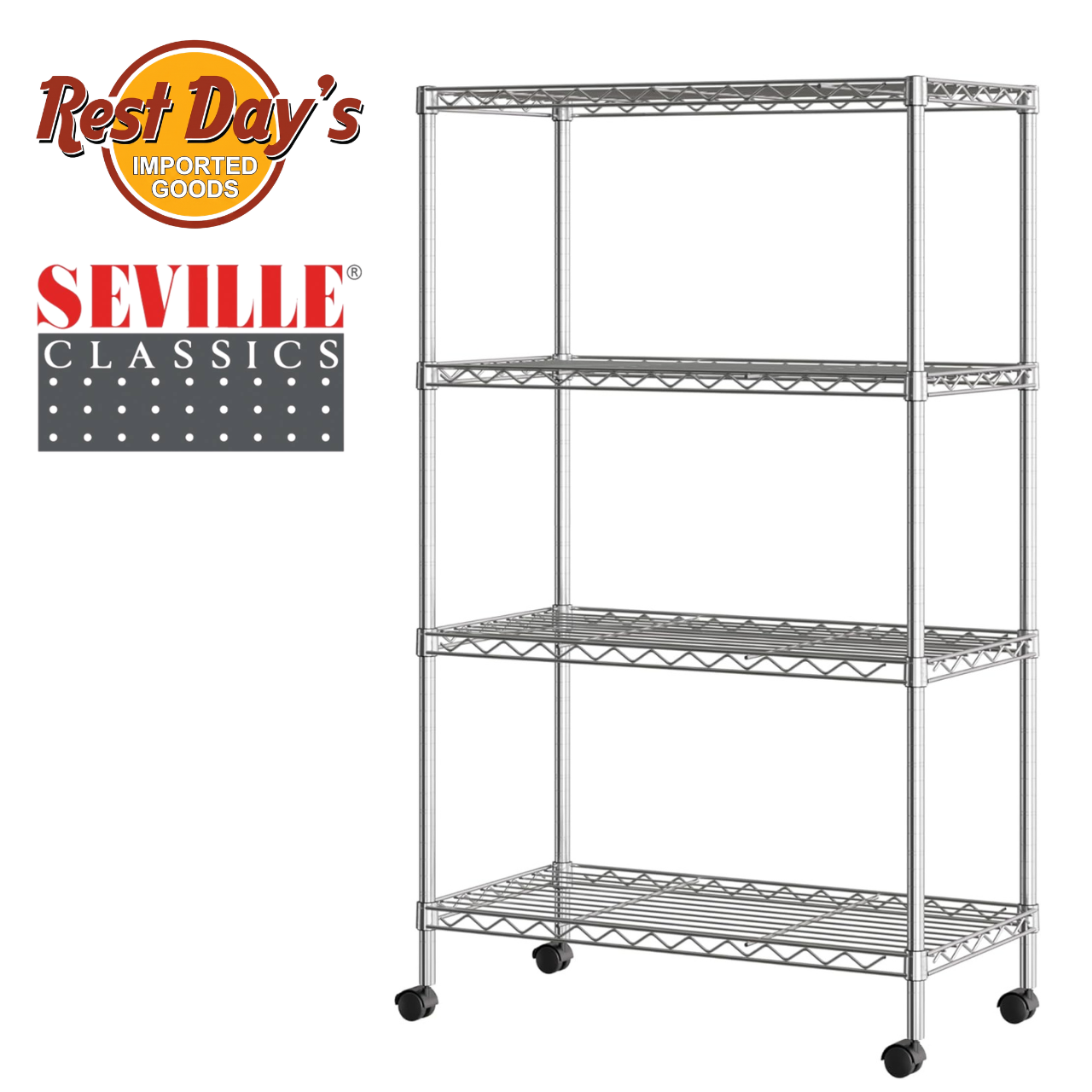 Seville 4-Tier Storage Shelving | Shopee Philippines