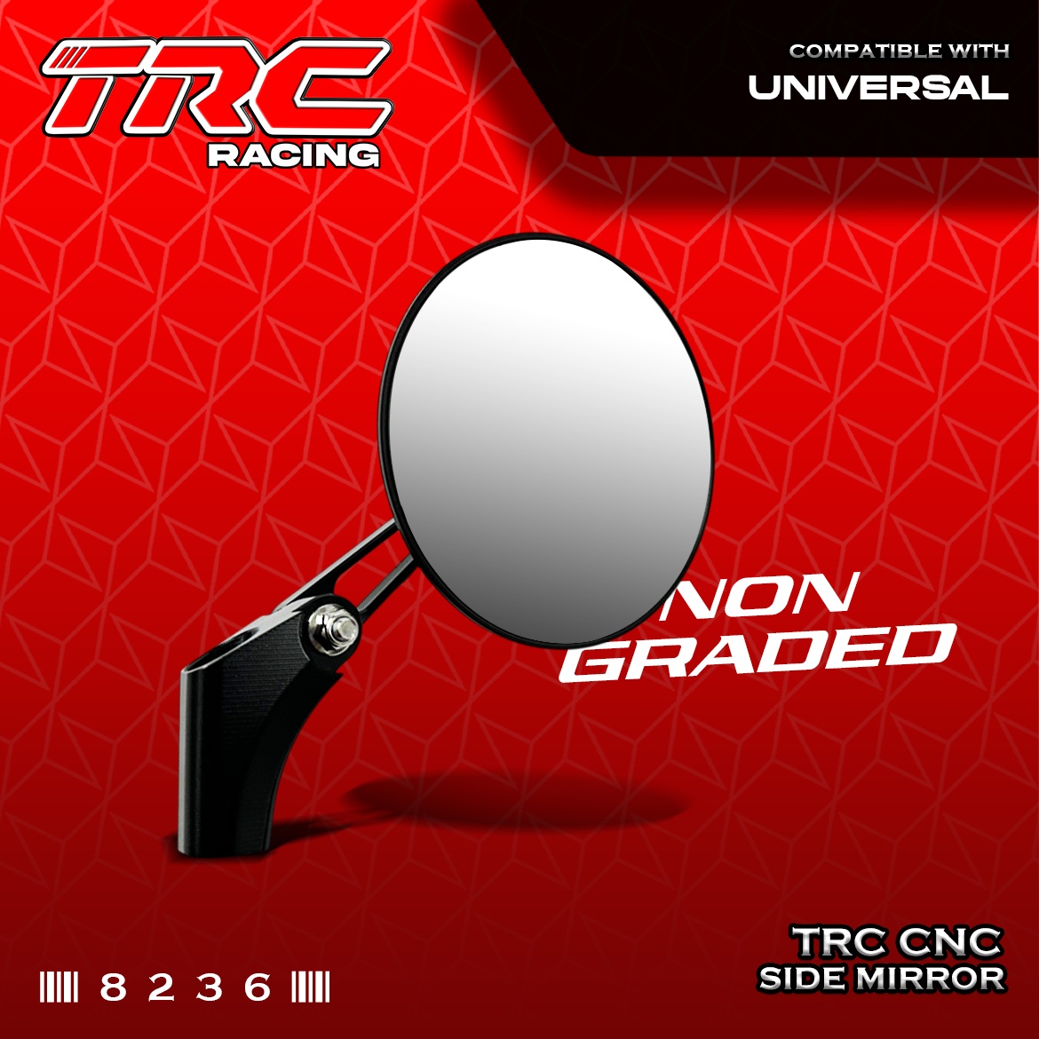 TRC RACING UNIVERSAL CNC SIDE MIRROR 8236 | Shopee Philippines