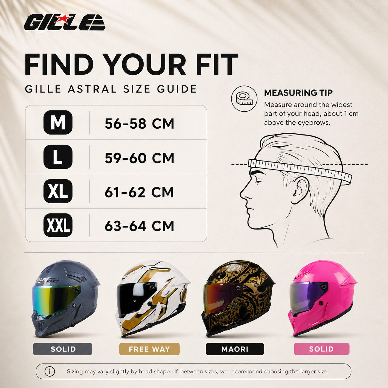 【𝑶𝑭𝑭𝑰𝑪𝑰𝑨𝑳】 GILLE ASTRAL Maori Dual Visor Helmet Full Face for ...