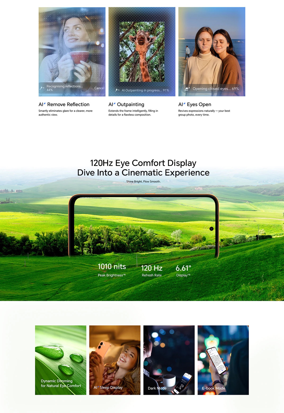 [ONLINE EXCLUSIVE] HONOR X7e (6+6GB+128GB) 7500mAh Battery | Water ...