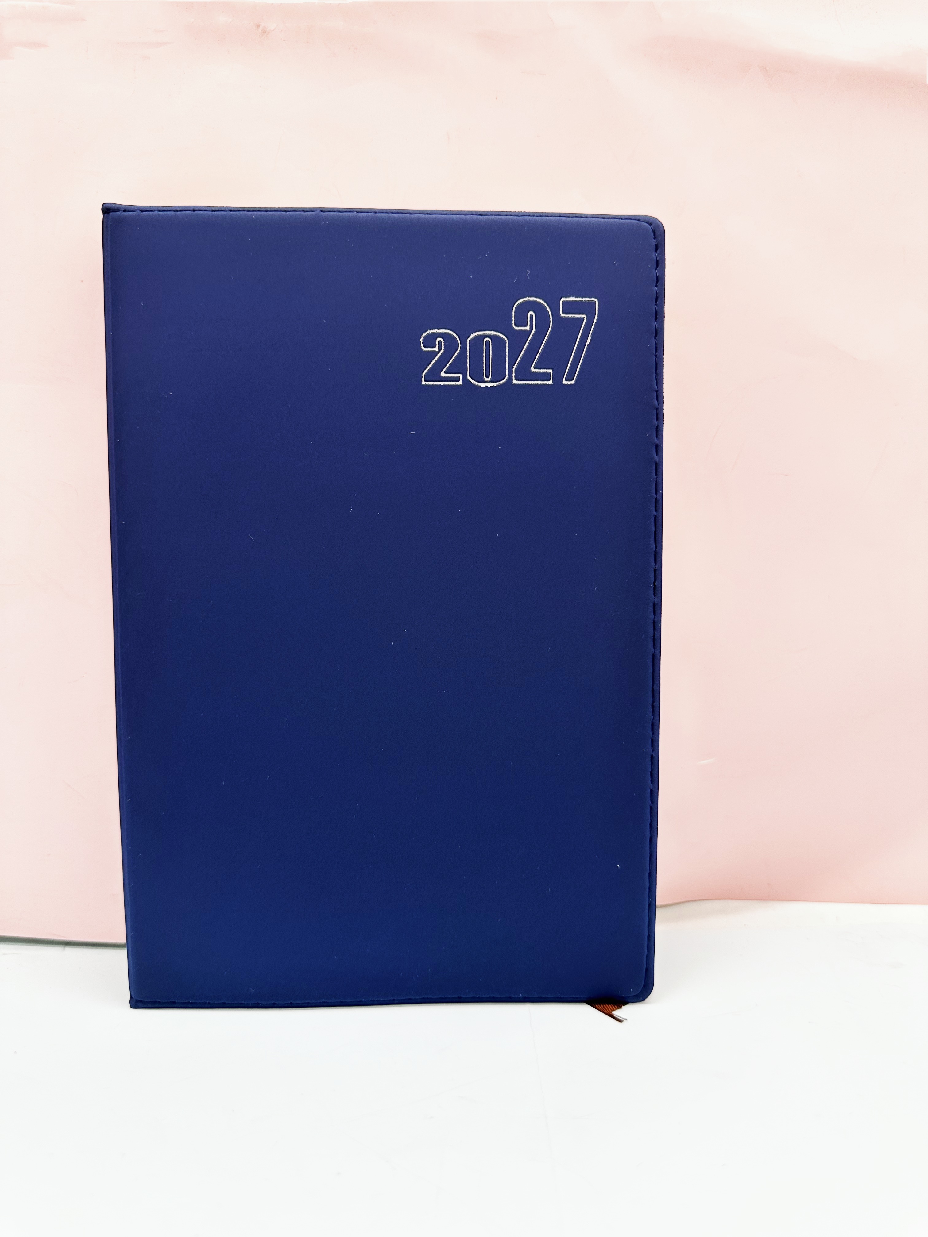 2027 Planner Soft Leather Board Notebook Diary Planner Monthly Weekly ...