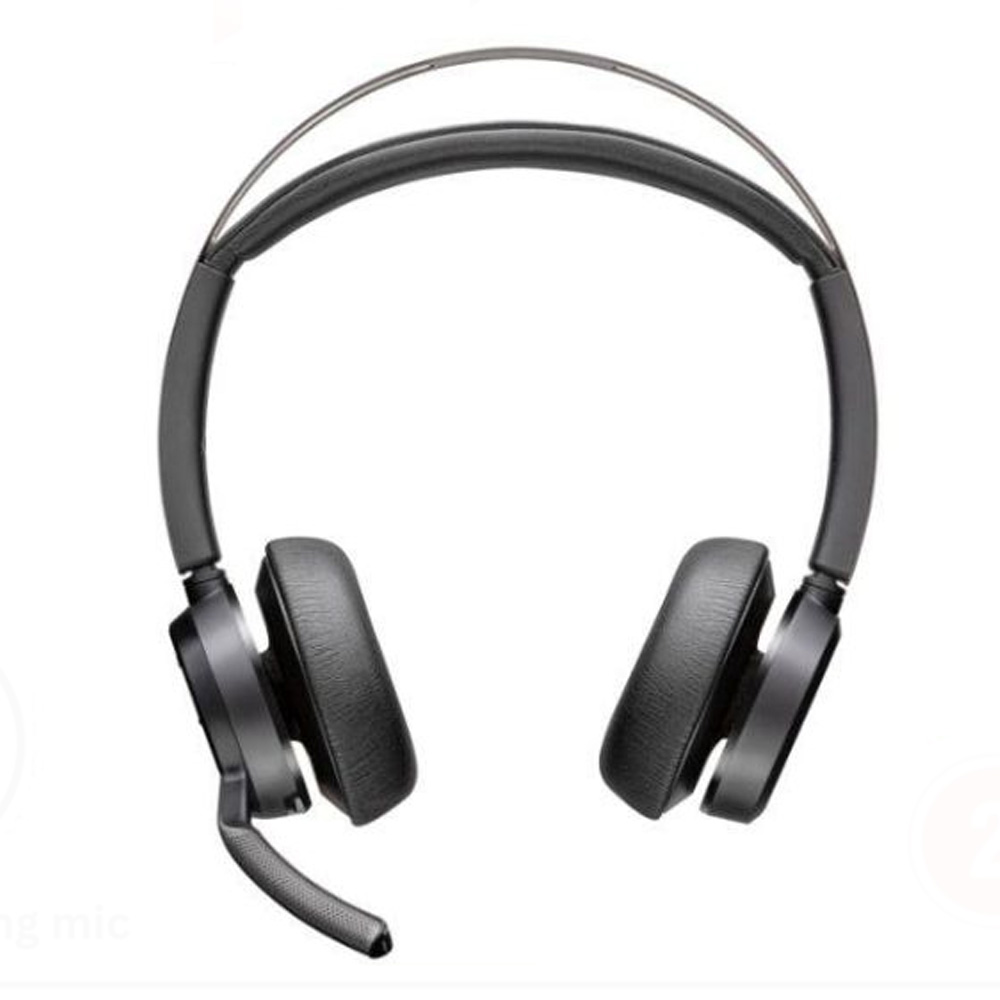 Plantronics Poly Voyager Focus 2 USB-C-C Bluetooth Headset +USB-C/A ...