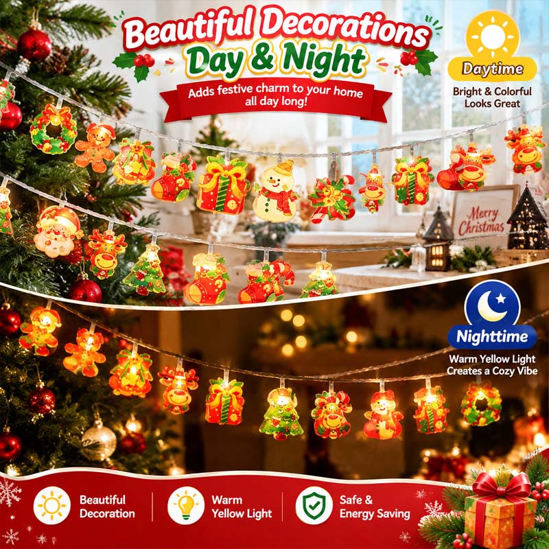 LED christmas lights String Lights Light Xmas christmas Tree Home Party ...
