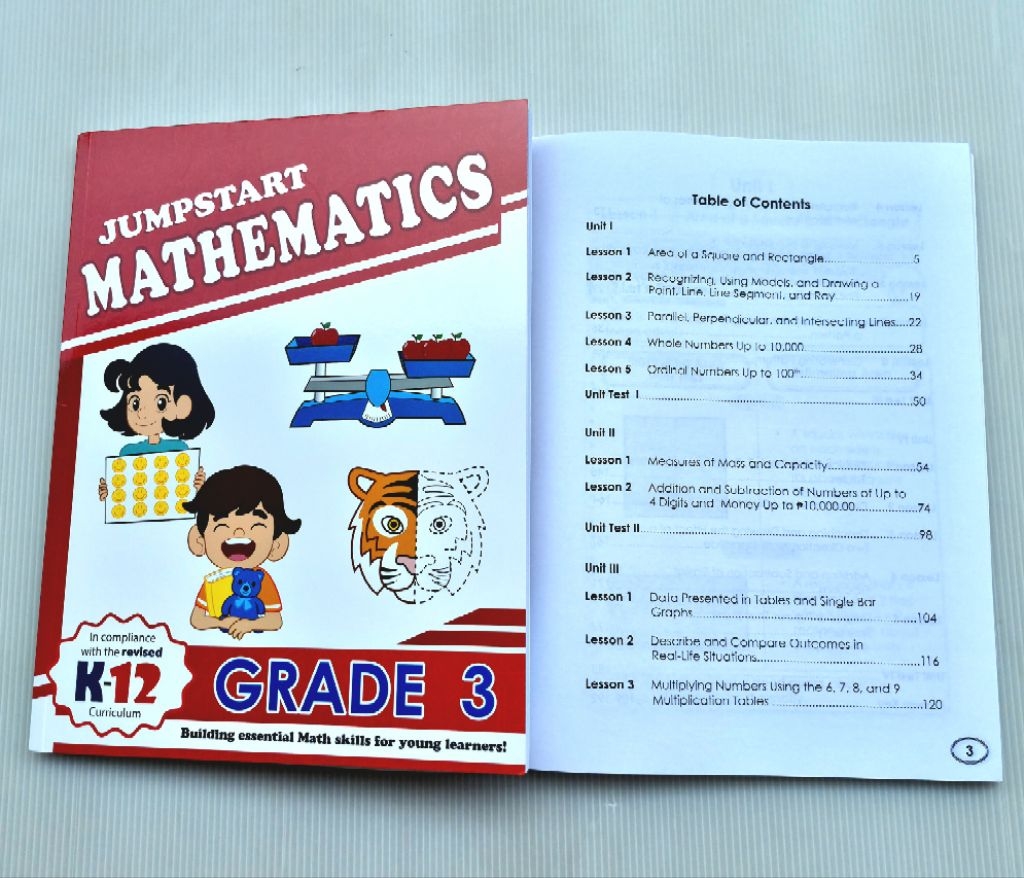 Jumpstart Math Workbooks For Grades 1 to 3 -In Compliance With Dep Ed K ...