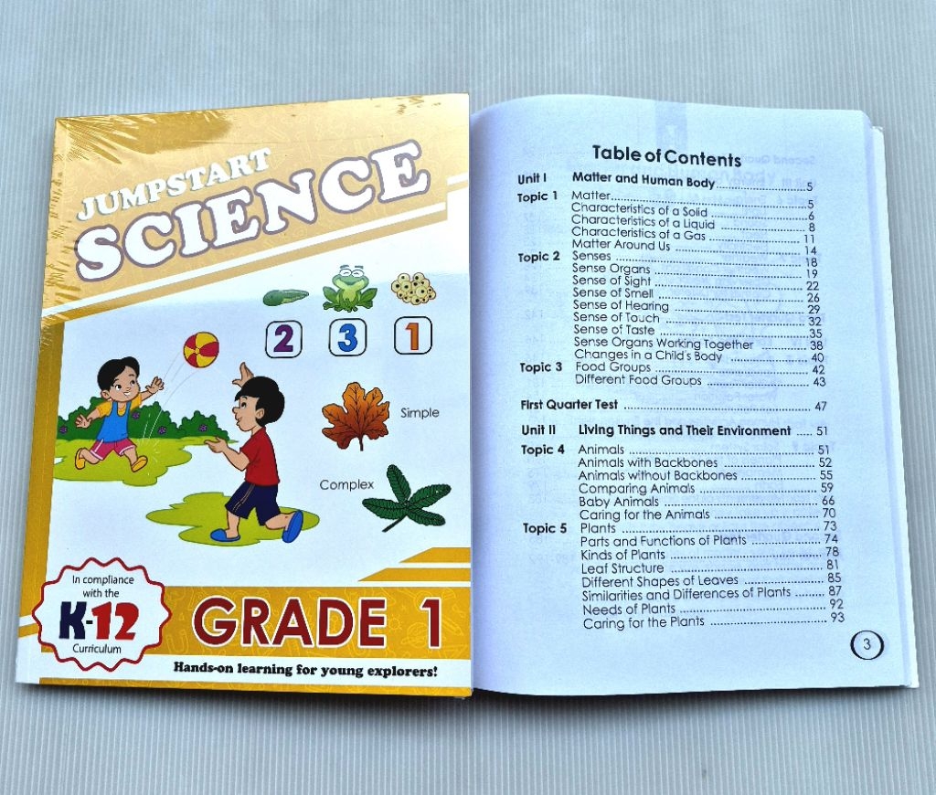 Jumpstart Science K-12 Workbooks For GRADE 1, 2 to 3 In Compliance With ...