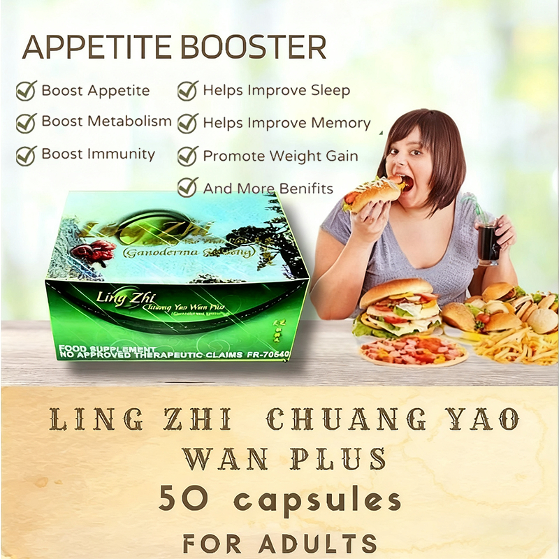 Chongsuntan Linzi Original Capsules 10 Capsules/Pad 50Pcs Lingzhi Plus ...
