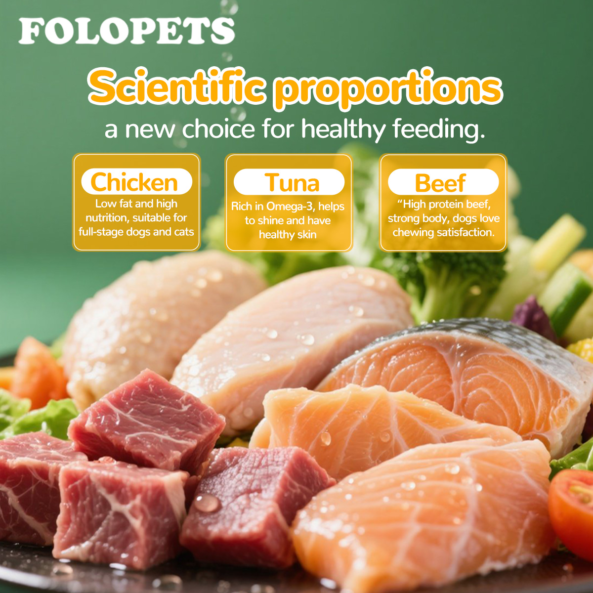 FOLOPETS 150/90/30pcs Pet Sausage Dog Cat Sausage Pet Snack Dog ...