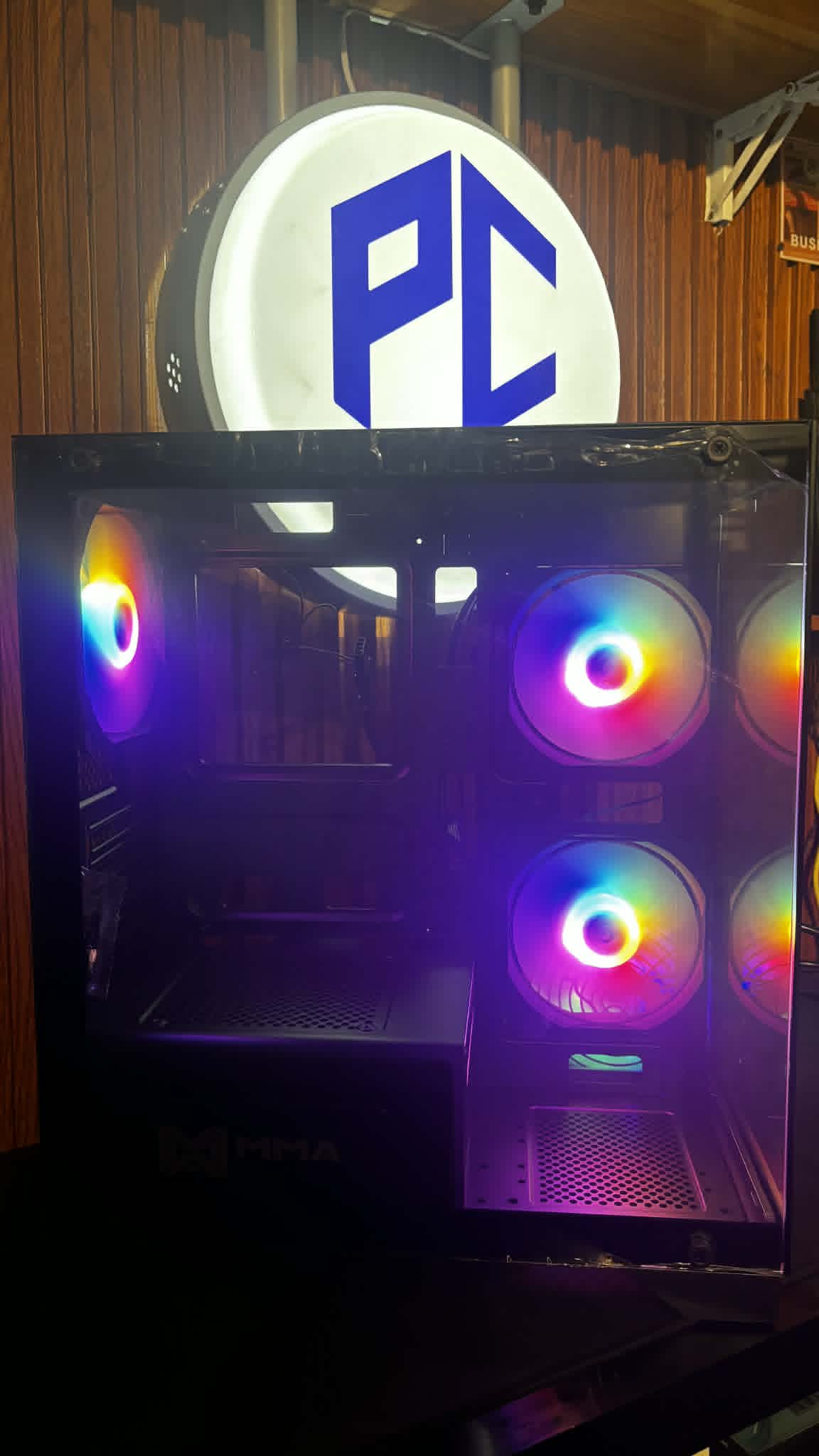 MMA SR-68 PC Case | 3 RGB Fans Included | M-ATX Gaming Casing ...