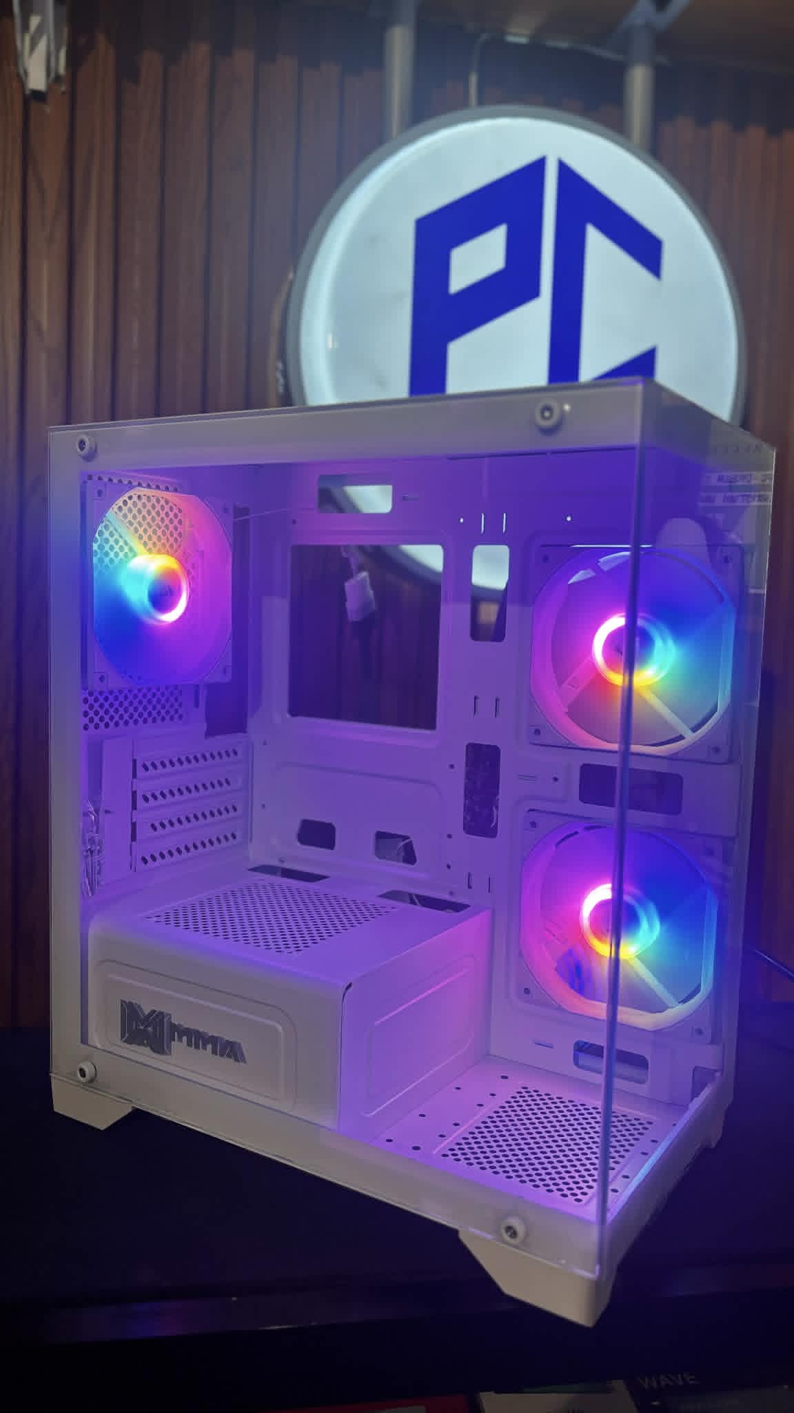 MMA SR-68 PC Case | 3 RGB Fans Included | M-ATX Gaming Casing ...
