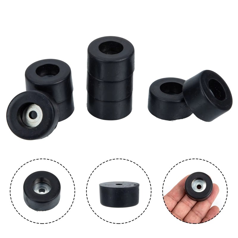 8Pcs Anti Vibration Rubber Footing Furniture Anti Slip Foot Pad Speaker ...