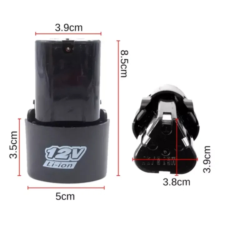 12V Rechargeable Lithium-Ion Battery Pack – Replacement Power Battery ...
