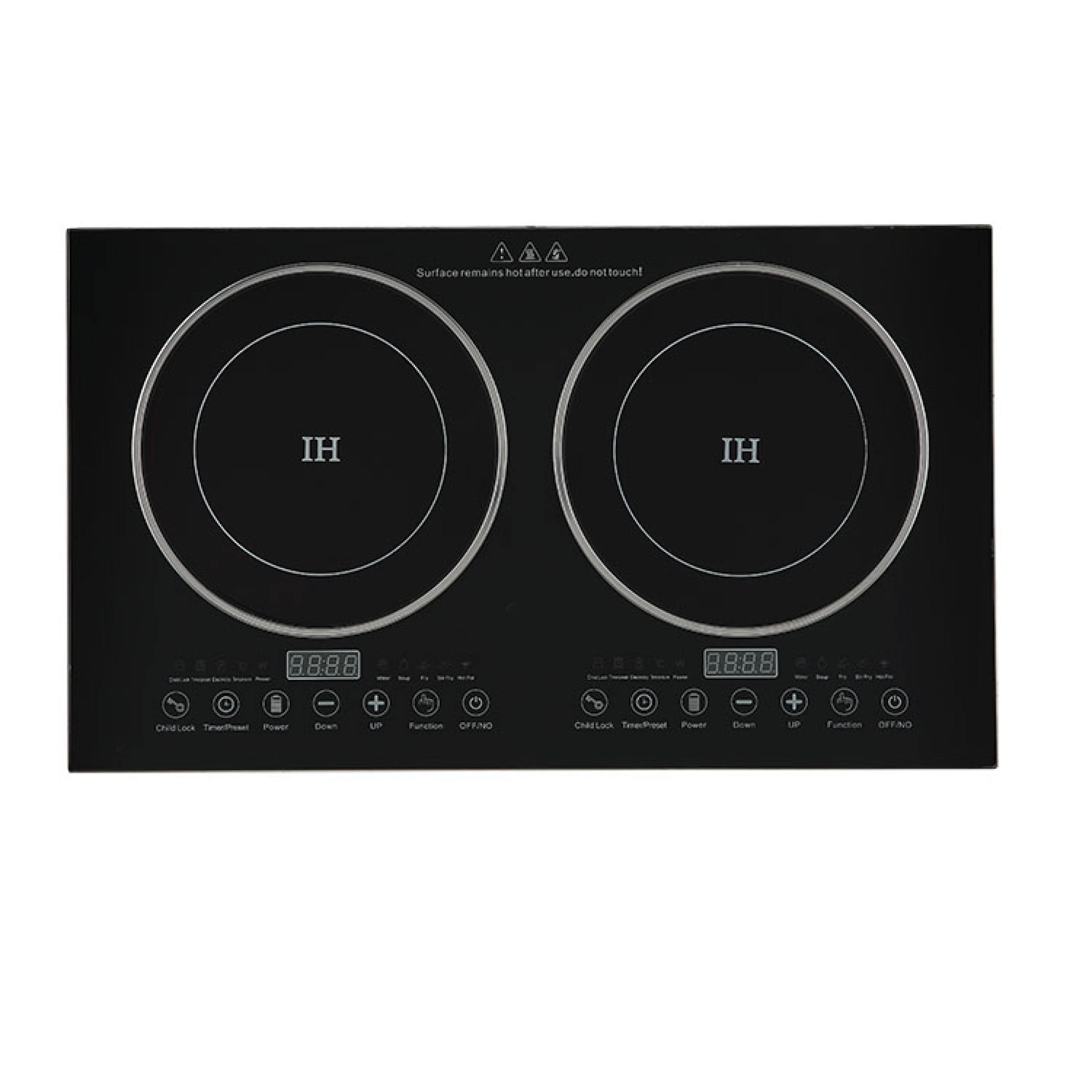 Touch Screen Embedded Induction Cooker Double Burner 4400W Energy ...
