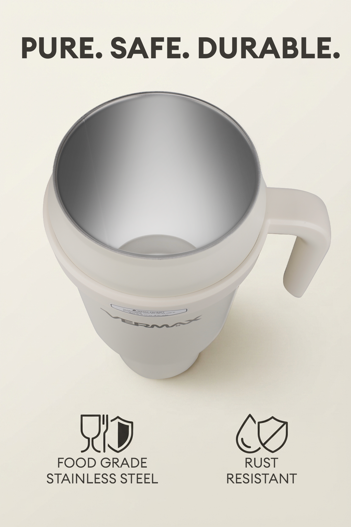 Vermax Tumbler 1.5L Stainless Steel Quencher Cup Hot & Cold Leakproof ...