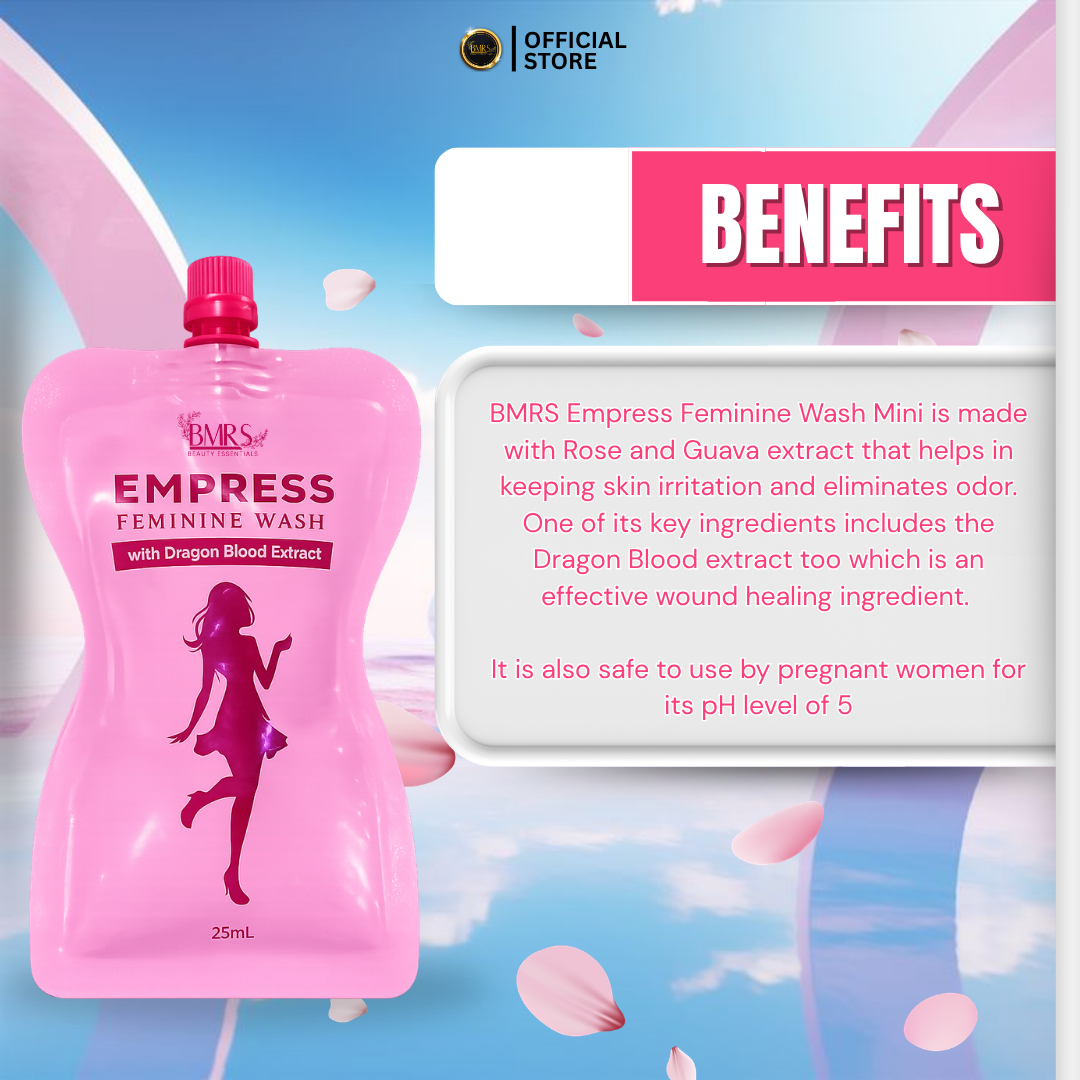 1pc BMRS Mini Empress Feminine Wash 25ml with Dragon Blood Extract ...