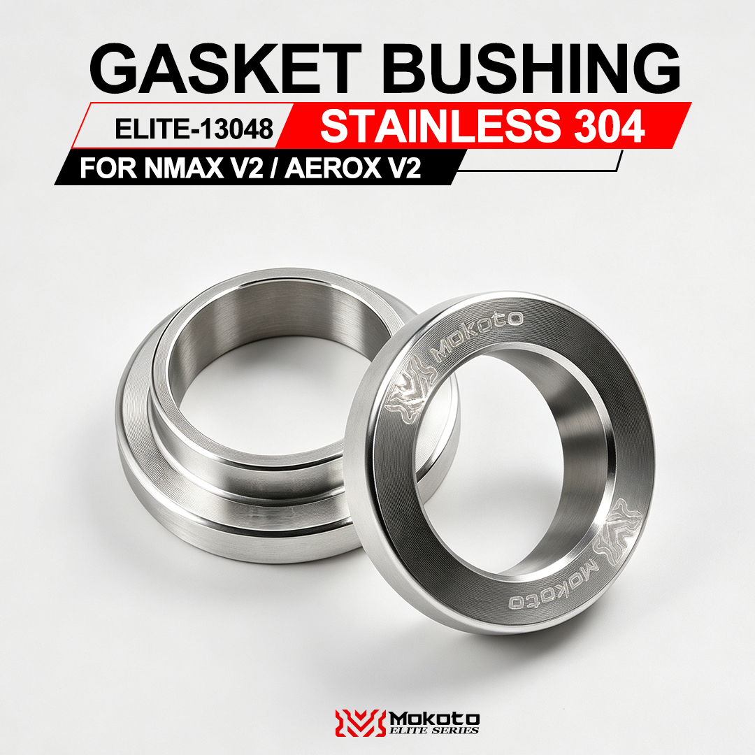 MOKOTO Air Filter Gasket Bushing Stainless 304 Airbox Washer 2PCS ...