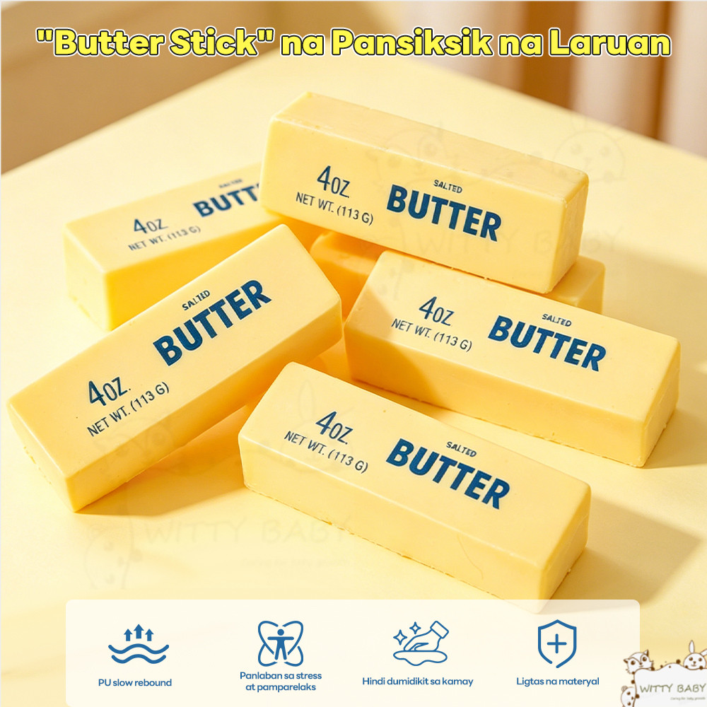 Butter Squishy Scented Soft Slow Rising 4oz Butter Plush Toy | Shopee ...