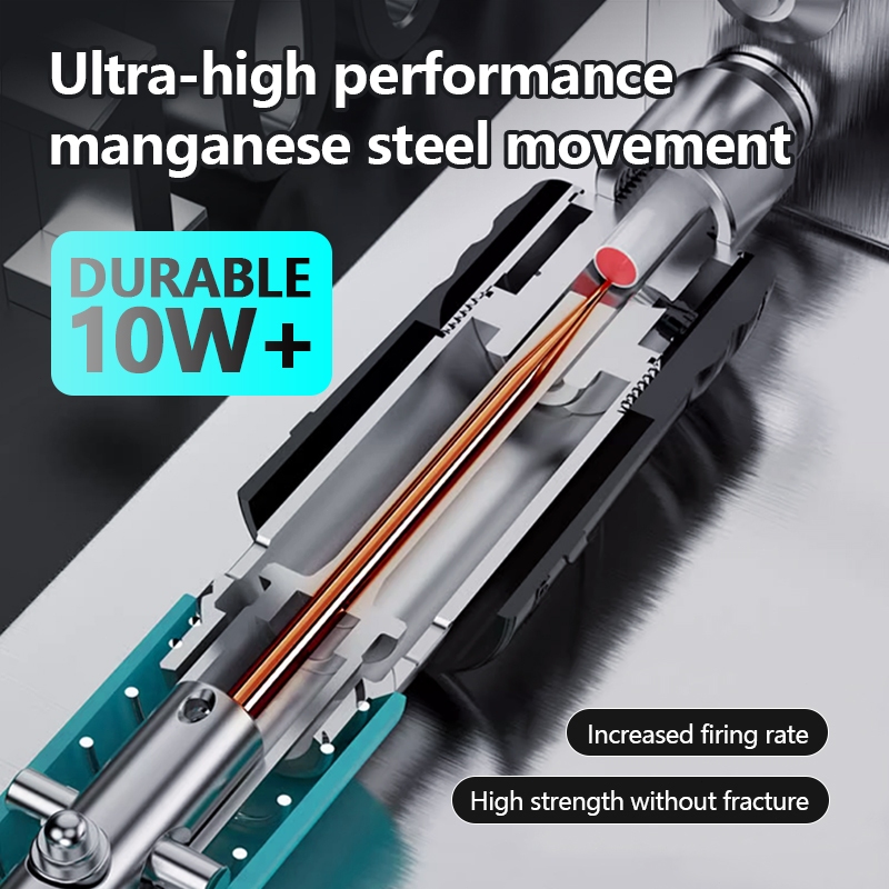 [Free 100 Nails] Heavy Duty Manual Concrete Steel Nail Gun Wall Anchor ...