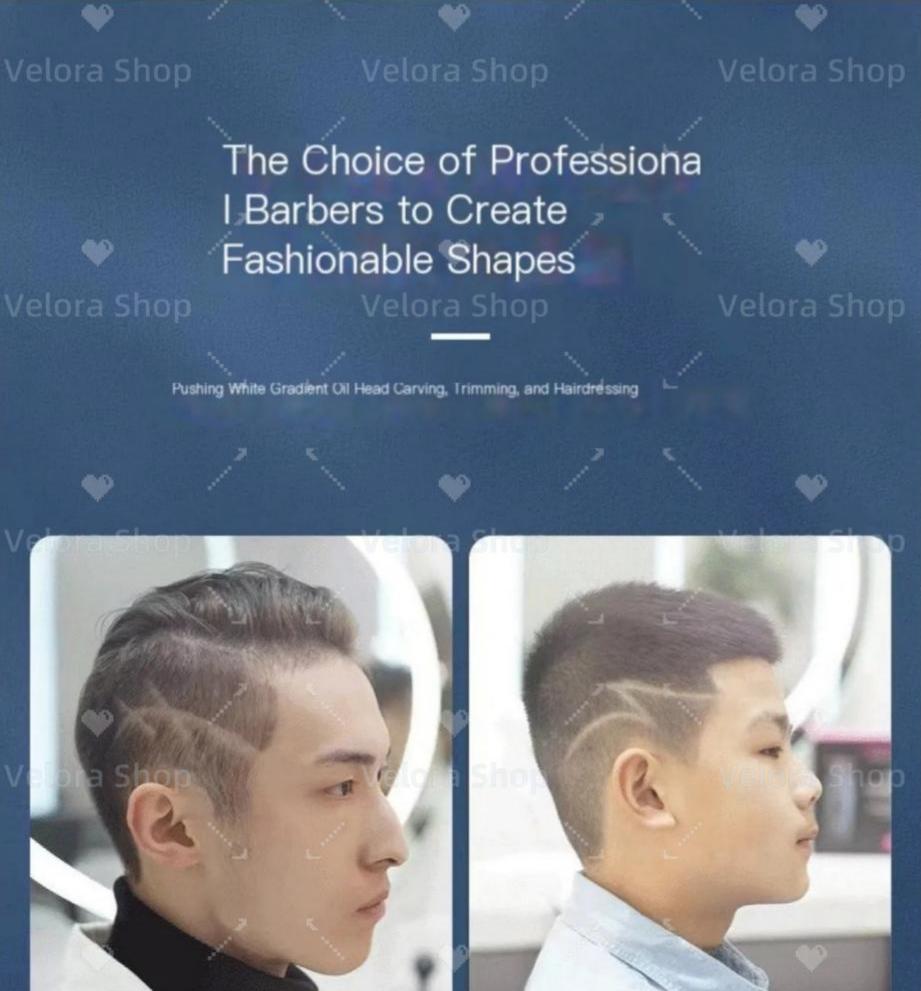 Professional Hair Clippers Rechargeable Cordless Haircut Trimmer For ...