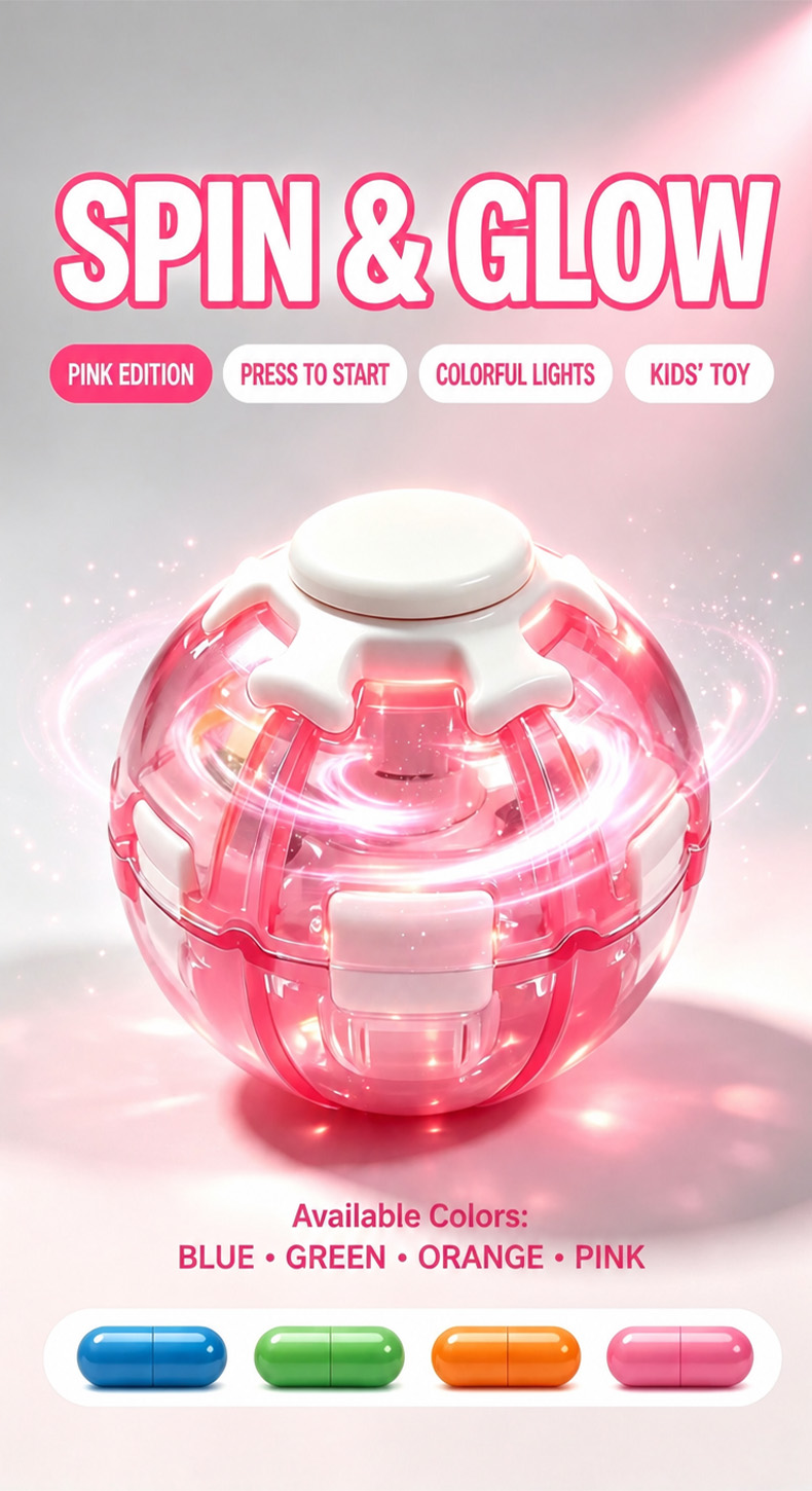 Baby Pro 3D Decompression Fidget Spinner Toy Sensory Stress Relief Fun ...