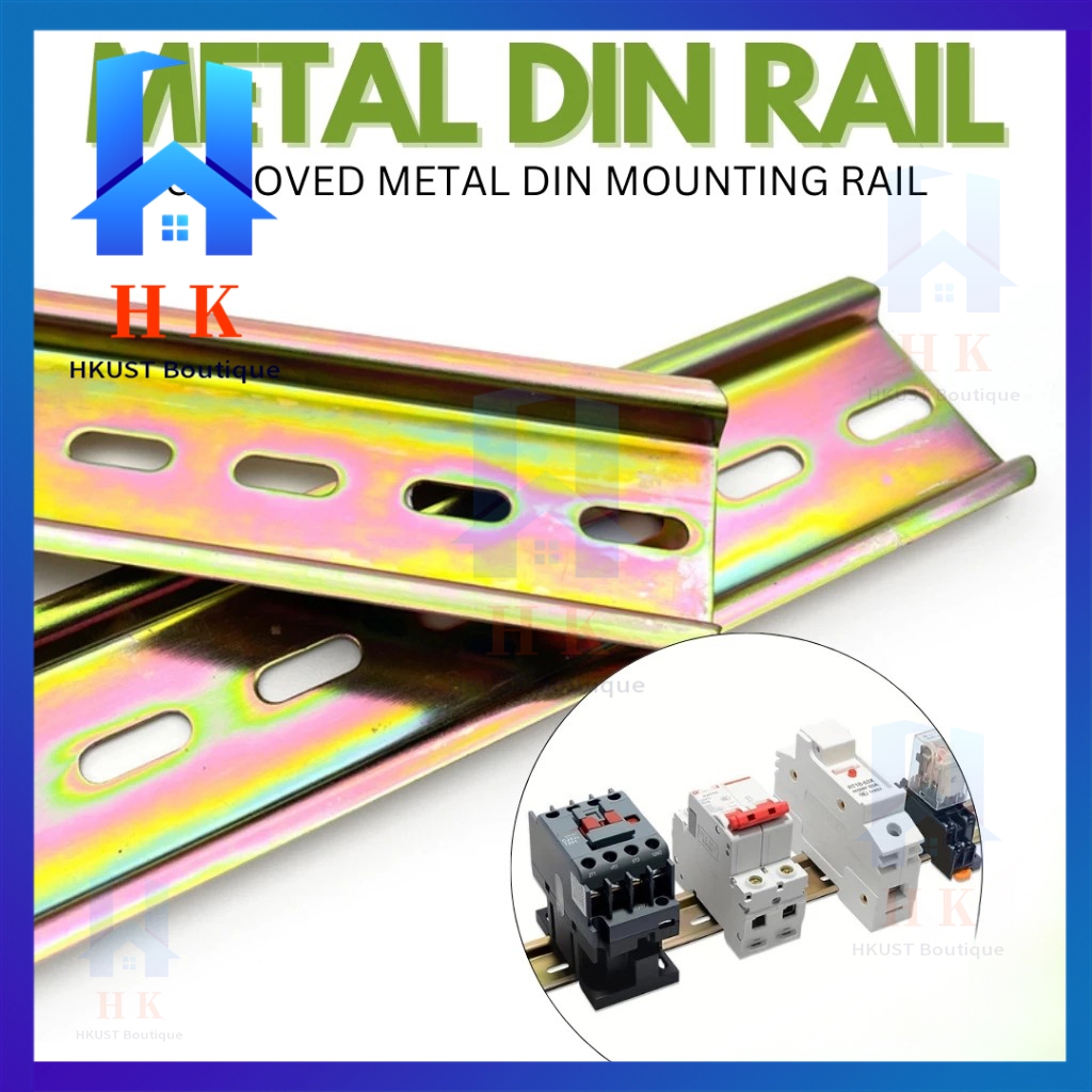 【Ready Stock】1PCS DIN Rail 20CM/50CM general circuit breaker rail relay ...