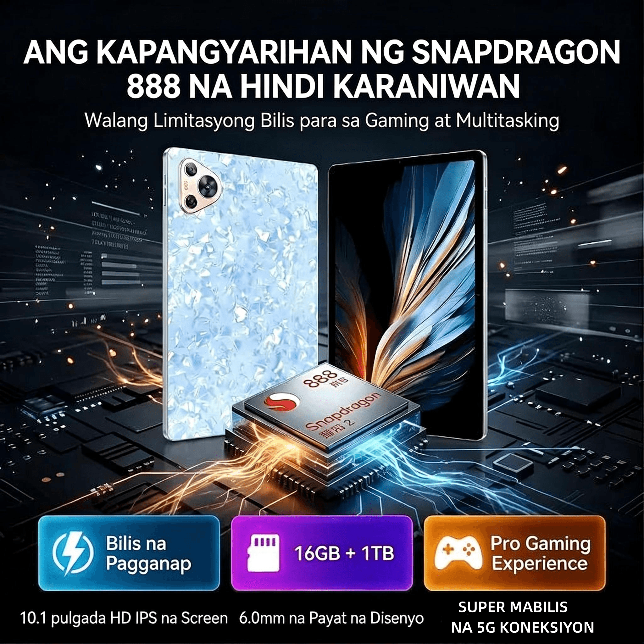 Xiaomi Tablet 10.1 Inch 120Hz 16GB+1TB Gaming Tablet Online Class Work ...