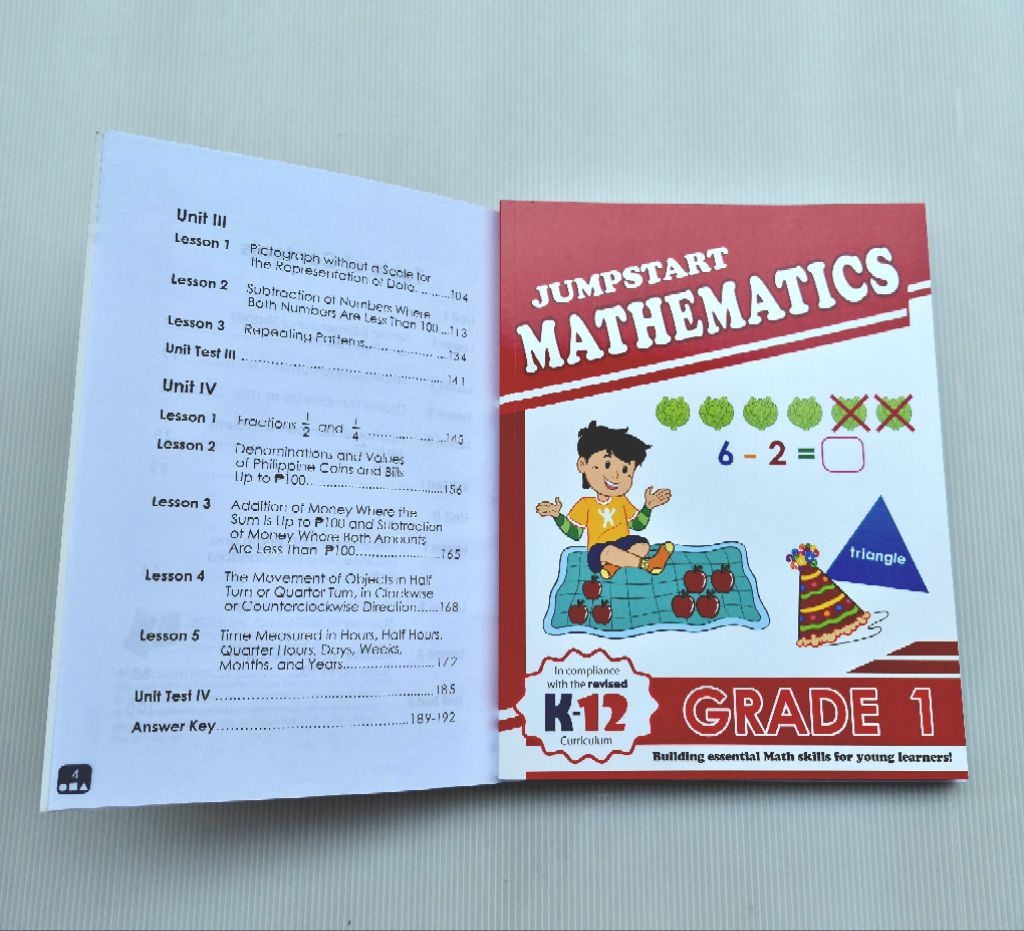 Jumpstart Math Workbooks For Grades 1 to 3 -In Compliance With Dep Ed K ...