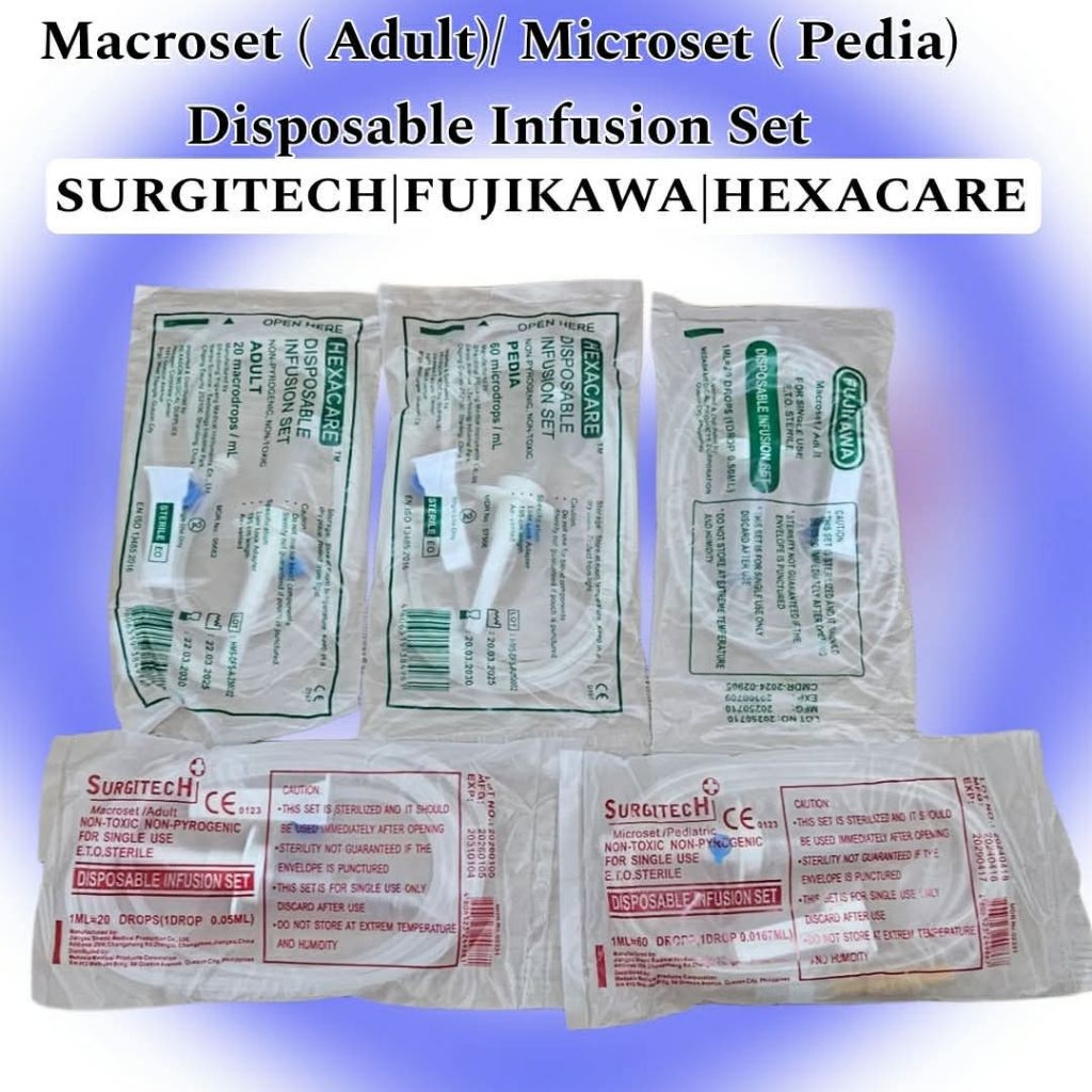 Microset PEDIA and Macroset ADULT IV Infusion Set by (HEXACARE ...