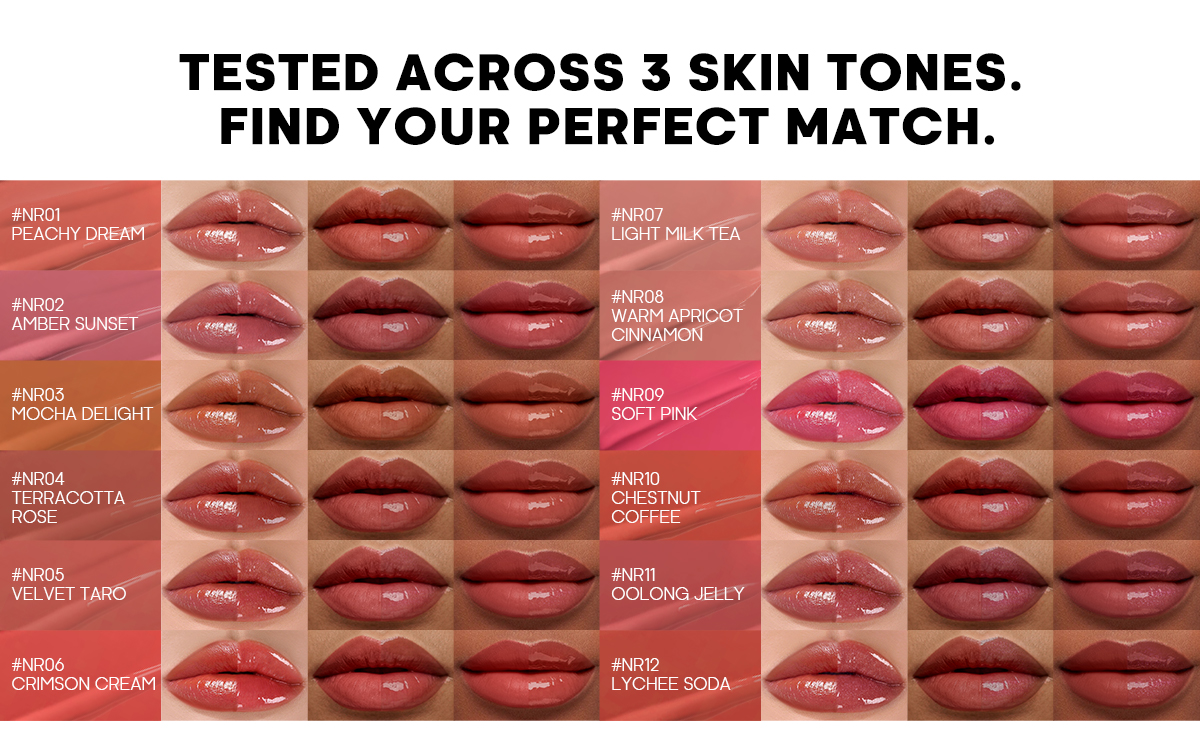 【PRO 3 in 1】JMCY Lip Gloss Dual Effect Matte Lipstick High Pigment ...