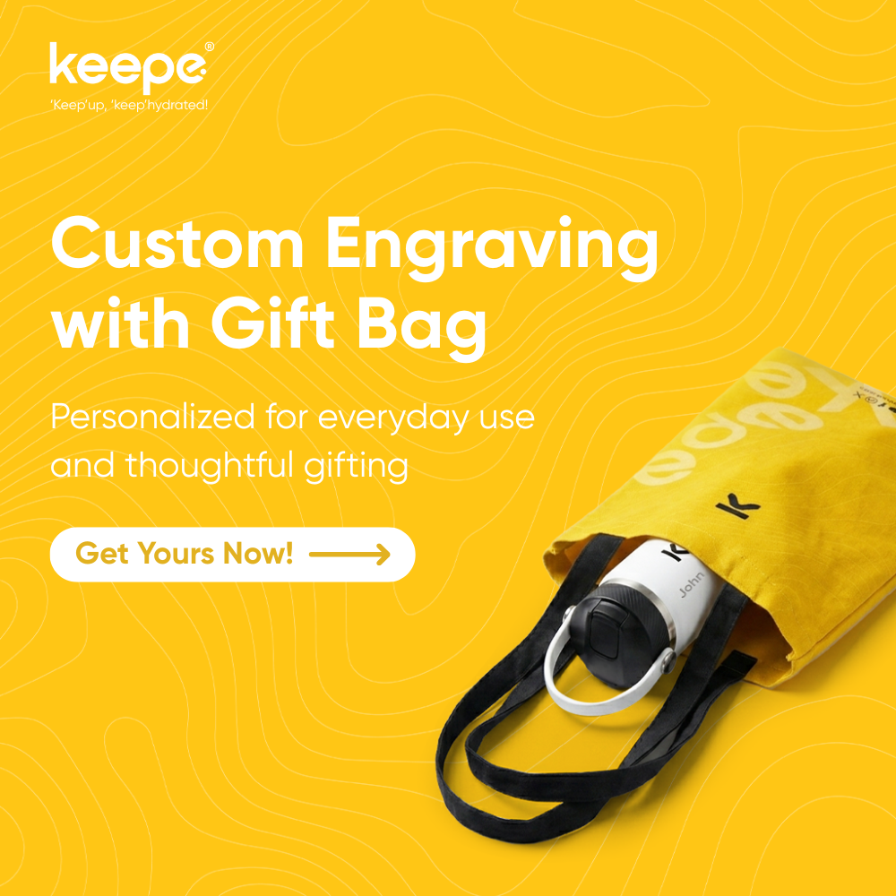 Keepe Flask Custom Laser Engraving Name/Logo Personalization Service ...