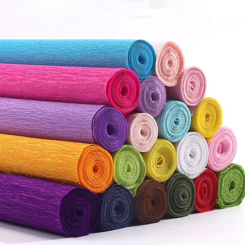 Crepe Paper Roll DIY Floral Flower Making Gift Packaging Wedding Party ...