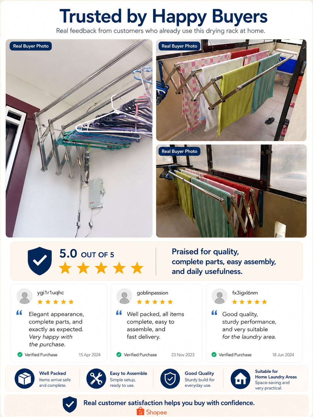 Foldable Sampayan Stainless Steel Drying Rack Clothes Rack Heavy Duty ...
