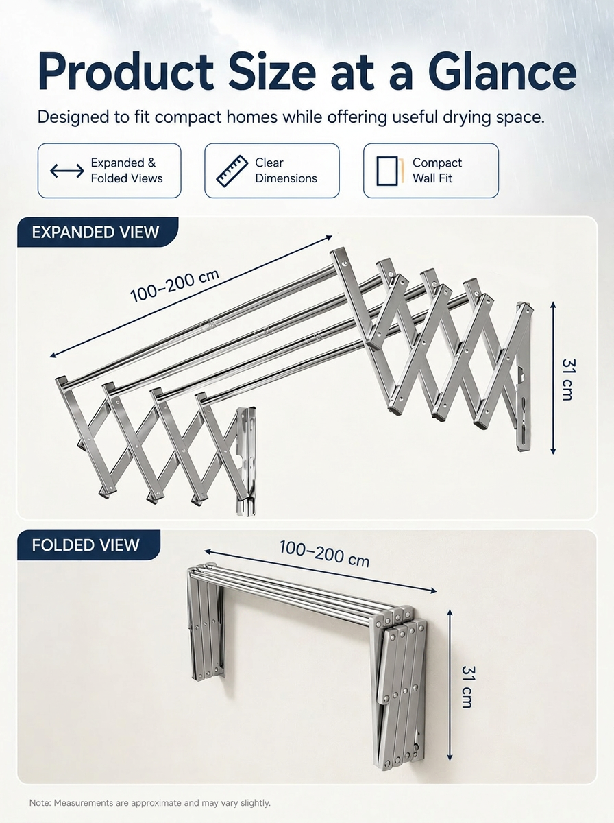 Foldable Sampayan Stainless Steel Drying Rack Clothes Rack Heavy Duty ...