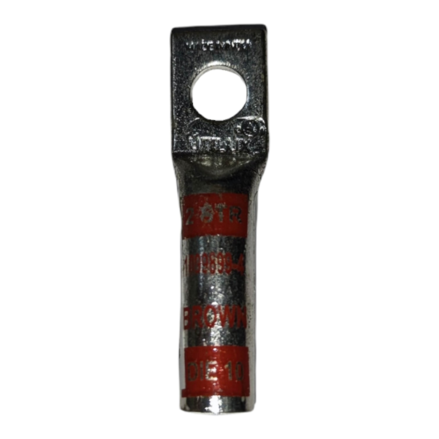 Utilux Terminal Lugs Long Barrel 1 Hole for AWG 2/7 or 30mm Wire 8mm ...