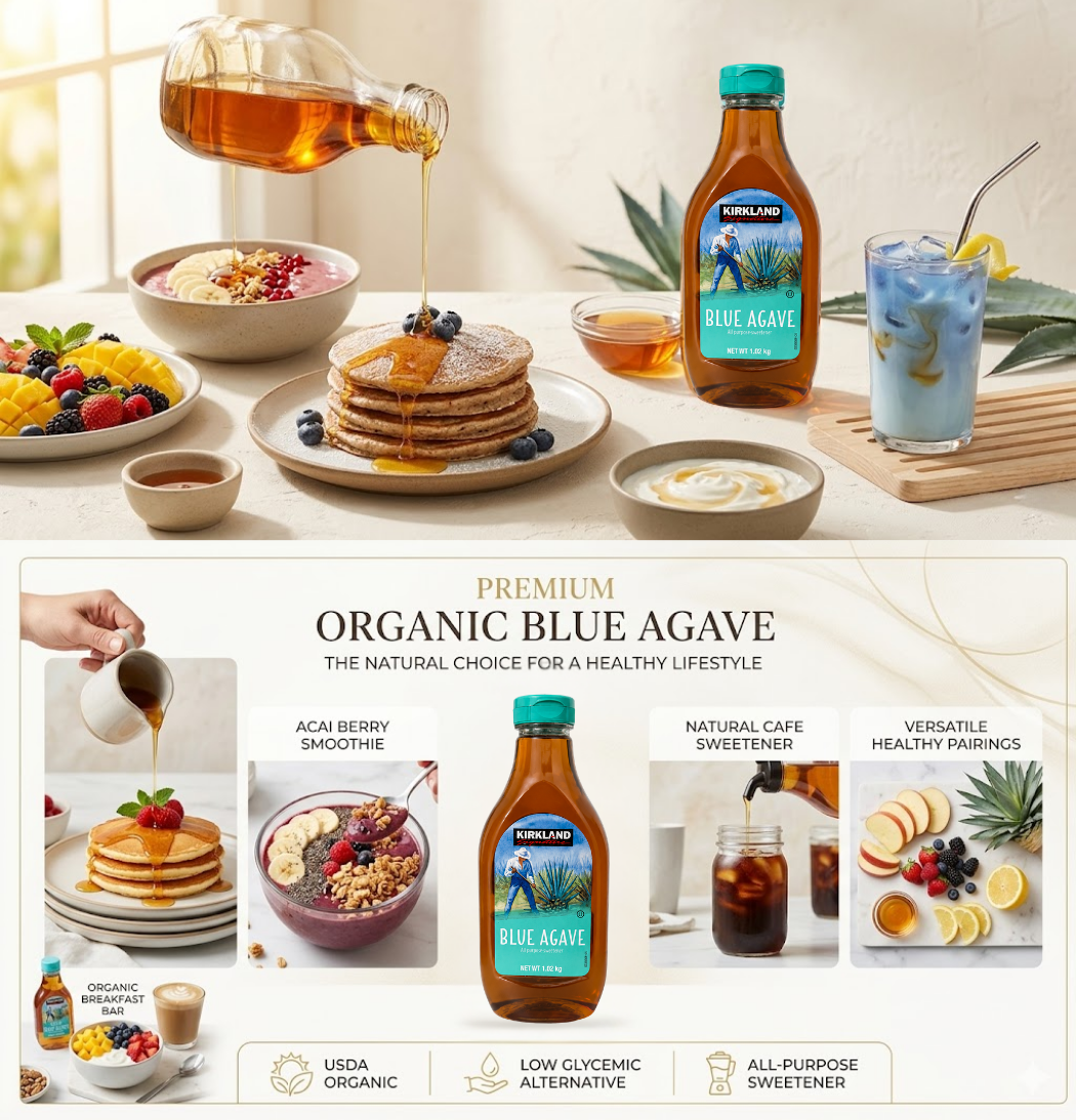 Kirkland Signature Blue Agave All Purpose Sweetener 1.02kg | Shopee ...