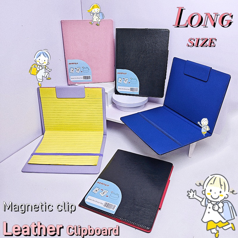Long Clipboard with Magnetic Clip 360° Foldable Clipboard Paper ...