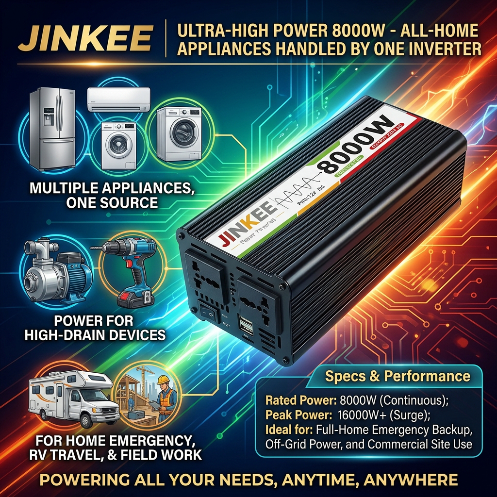 Power Inverter 12v to 220v 24V pure sine wave Heavy-Duty Dual AC ...