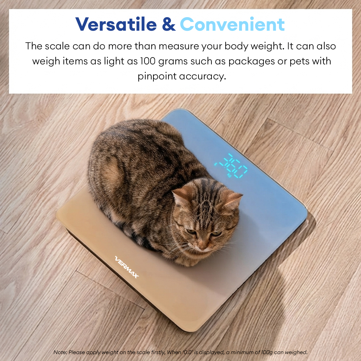 Vermax Smart Scale Bluetooth Precisely Measure kg/lbs USB Multi User ...