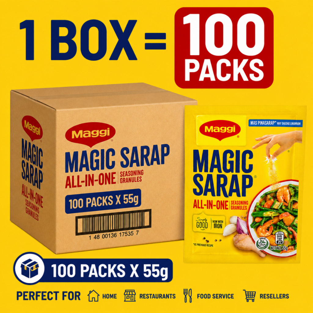 【LLO+Clearance】1BOX Magic Sarap All-In-One Seasoning Granules with ...