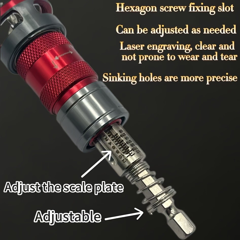Adjustable Counterbore Drill Bit 1/4