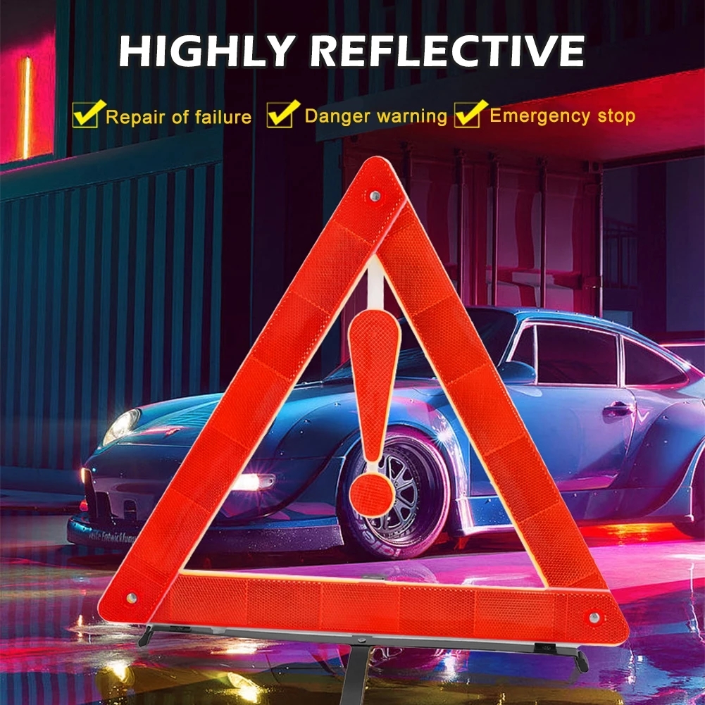 【Buy1 Take1】Car Emergency Breakdown Warning Triangle Portable Foldable ...