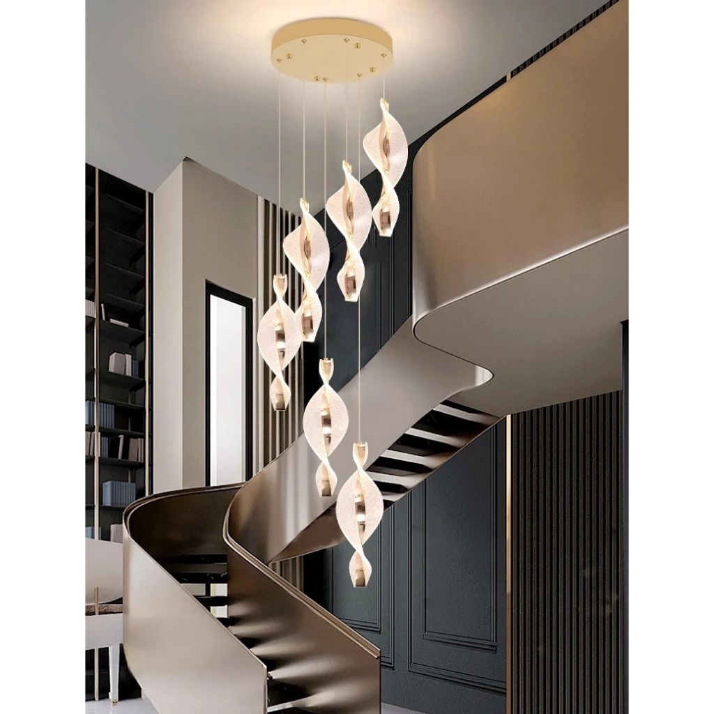Light luxury home decoration pendant light, staircase light, living ...