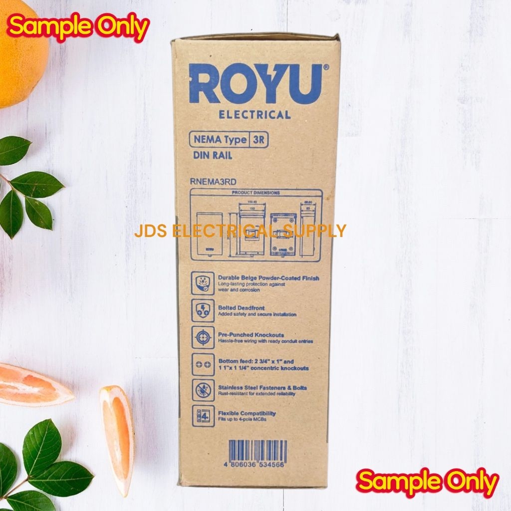 ROYU Electrical NEMA 3R Enclosure DIN Rail Miniature Circuit Breaker ...