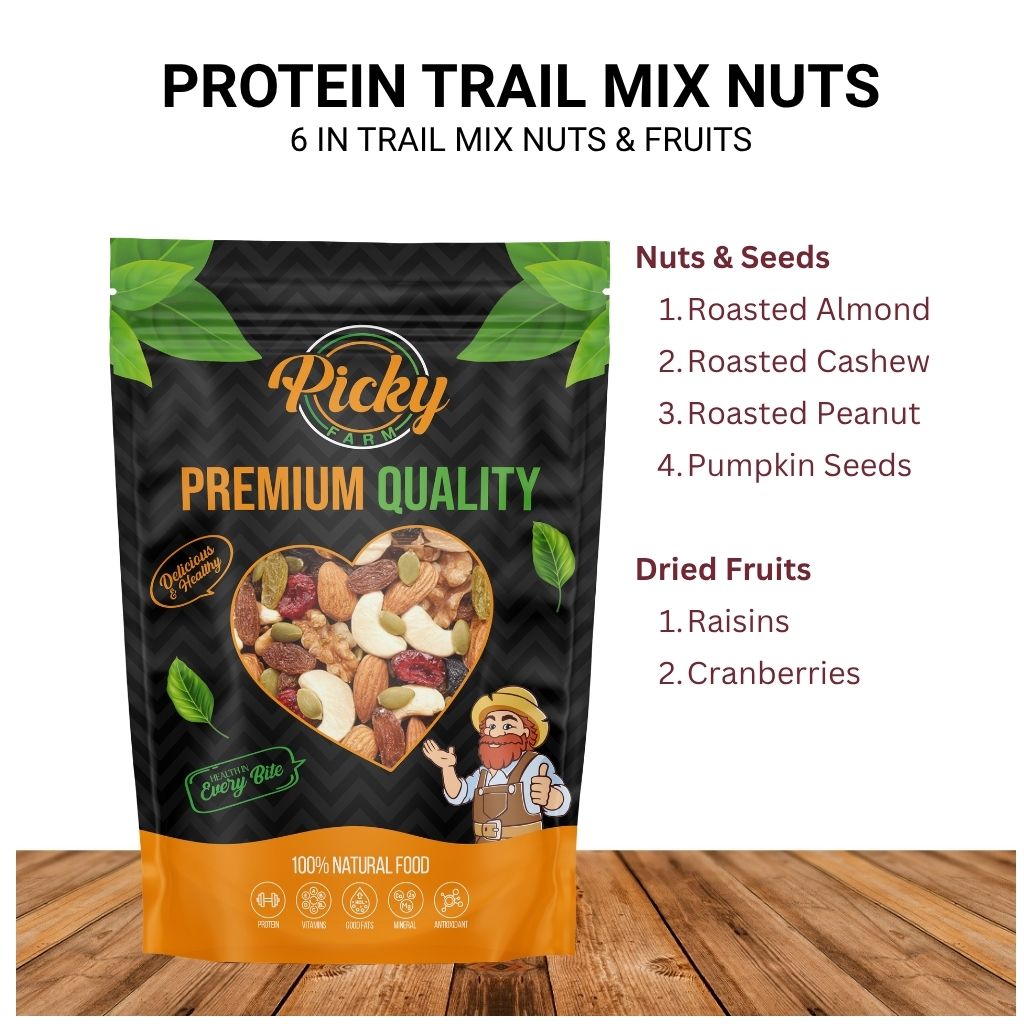 Protein Packed Trail Mix | High Protein, Fiber Blend | Perfect Healthy ...