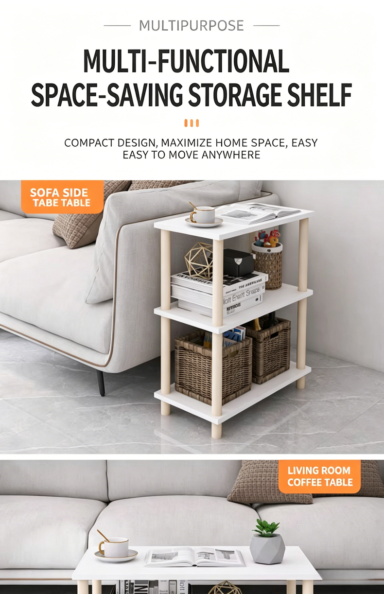Wooden Shelf Rack Multi Layer Heavy Duty Storage Organizer Easy ...