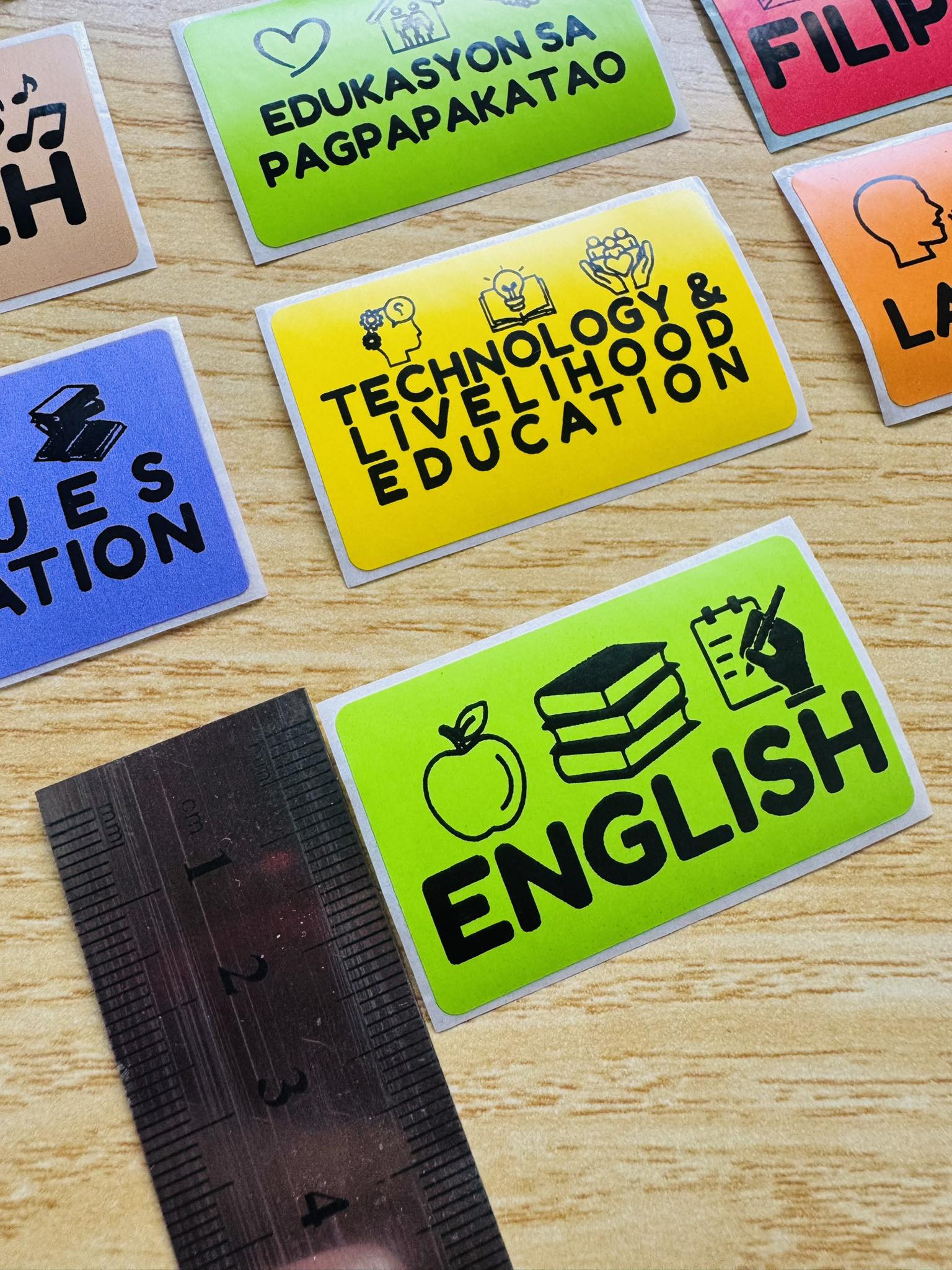 1pc Subject Sticker for Notebook Label Subject Label for DepEd Matatag ...